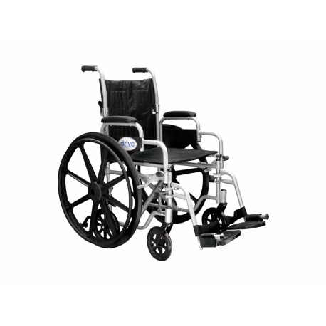 Silla de Ruedas de Traslado 2 en 1 Drive